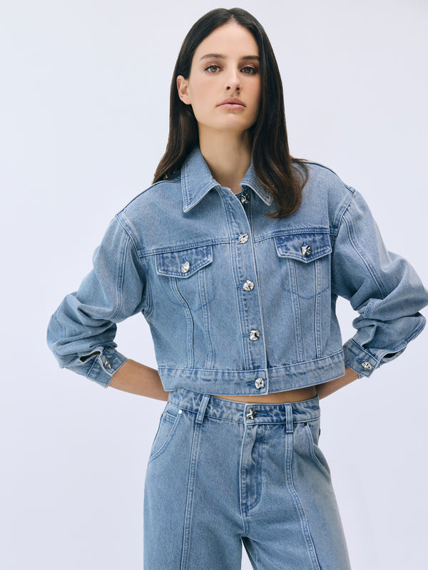 SHEIKE Chloe Jacket Denim 1006777 Styled Image