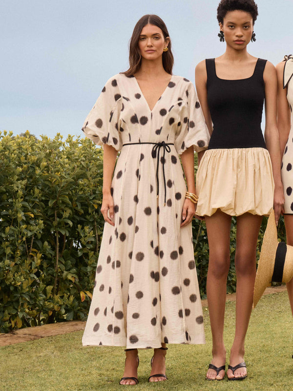 SHEIKE Audrey Spot Maxi Dress Spot 1006893 Campaign Image