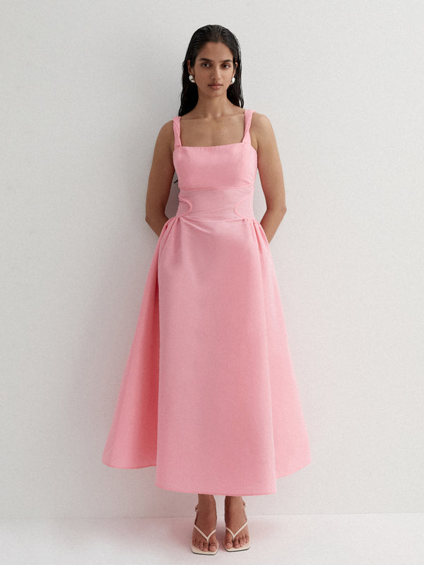 SHEIKE Jackie Midi Dress Pink 1006814 Campaign Image