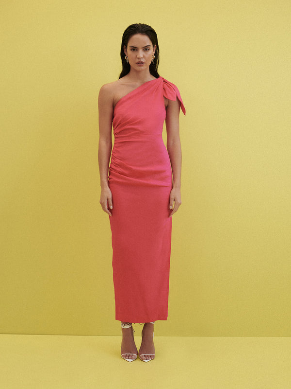 SHEIKE Kennedy Dress Raspberry 1007018 Campaign Image