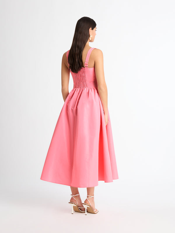 SHEIKE Jackie Midi Dress Pink 1006814 Back Image