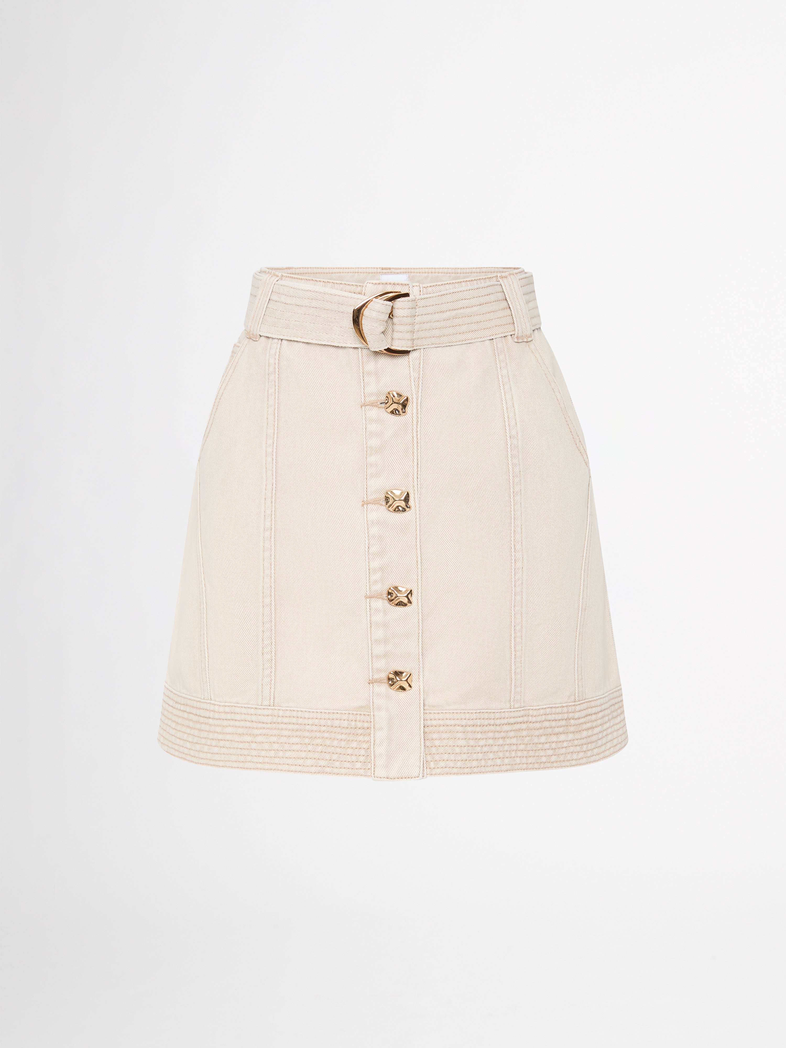 Mini skirt neutral best sale