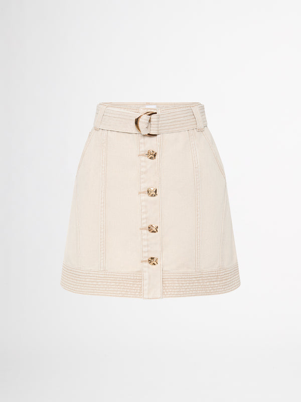 SHEIKE Francesca Mini Skirt Neutral 1006880 Ghost Image