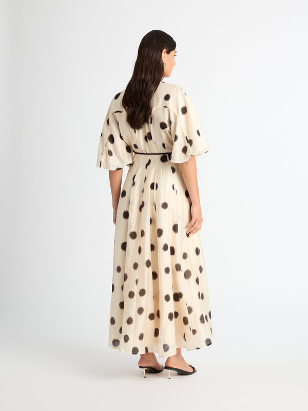 SHEIKE Audrey Spot Maxi Dress Spot 1006893 Back Image