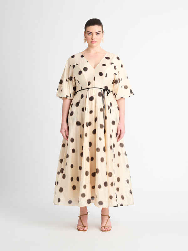 Size16 SHEIKE Audrey Spot Maxi Dress Spot 1006893 Front Image