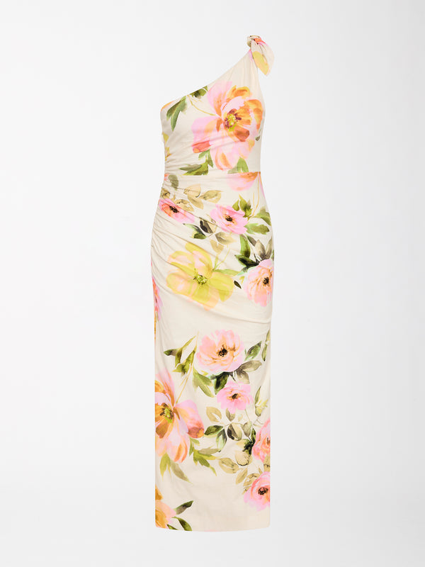 SHEIKE Rosa Floral Midi Dress 1006895 Ghost Image