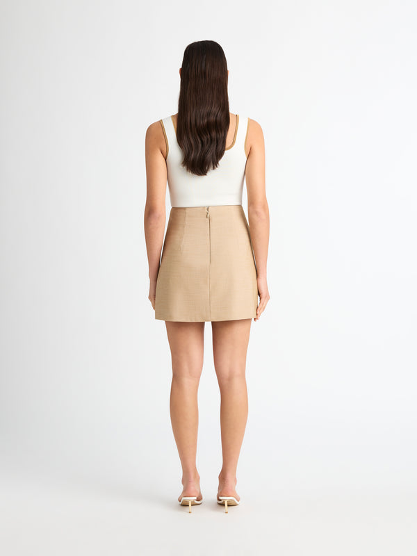 SHEIKE Matilda Skirt Tan 1006905 Back Image