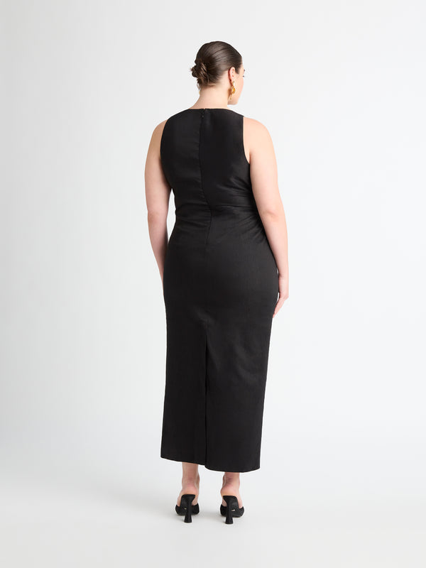 SHEIKE Alison Maxi Dress Black 1006918 Back Image Kaitlyn