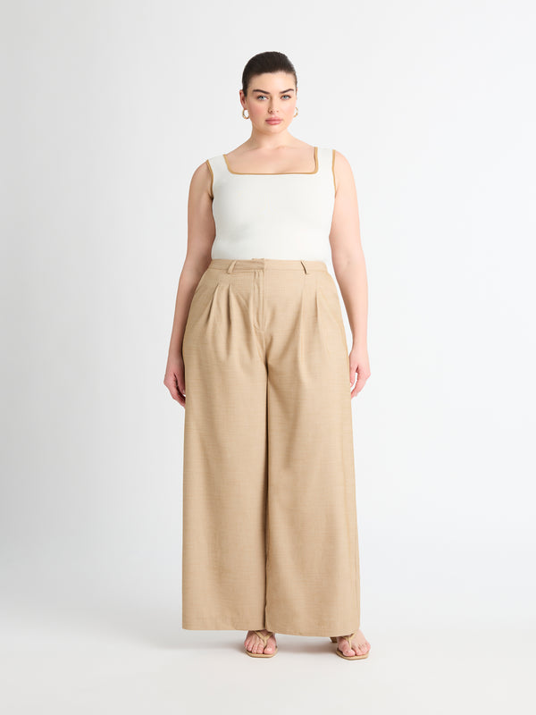 Size16 SHEIKE Onyx Pant Tan 1006928 Front Image