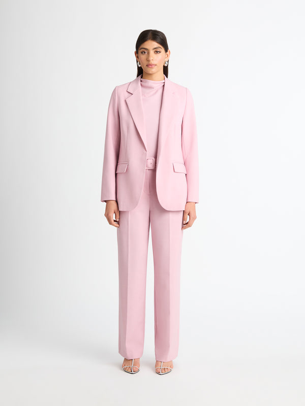 SHEIKE Montana Belted Blazer Pink 1006929 Front Image Styled