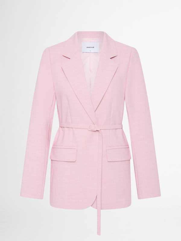 SHEIKE Montana Belted Blazer Pink 1006929 Ghost Image