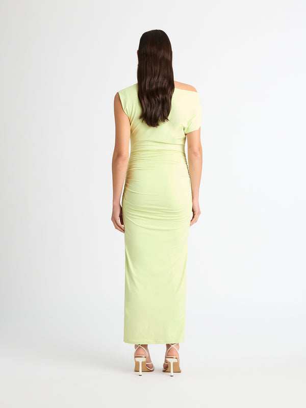 SHEIKE Ava Midi Dress Avocado 1006937 Back Image