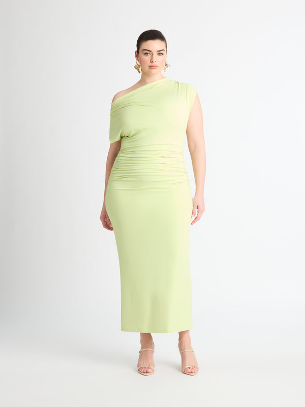 Size16 SHEIKE Ava Midi Dress Avocado 1006937 Front Image