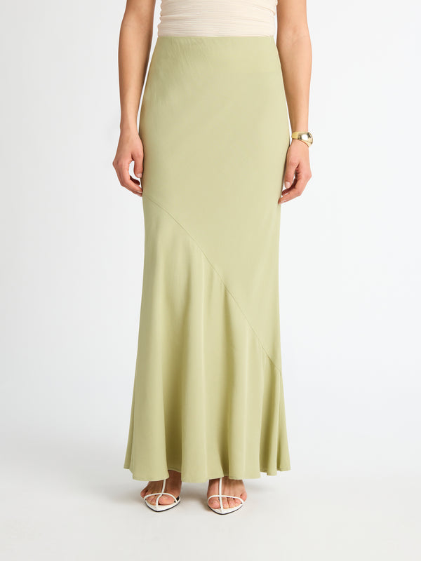 Size8 SHEIKE Bella Maxi Skirt Sage 1007075 Detail Image