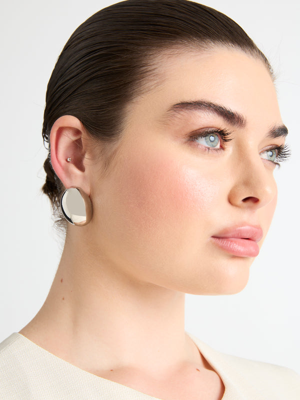 SHEIKE Tavi Earrings Silver 1007174 Model Image