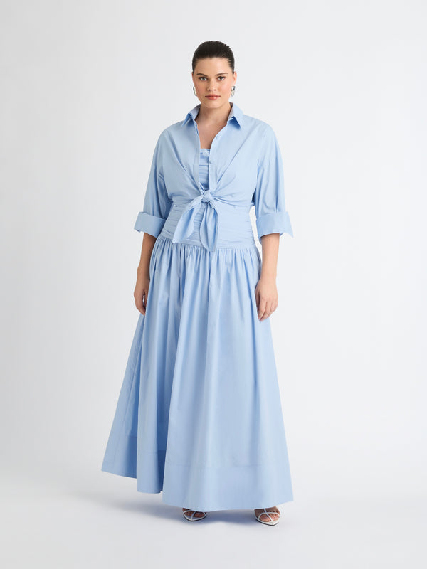 SHEIKE Remy Maxi Dress Blue 1007000 Styled Image