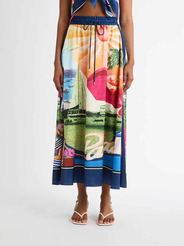 Size8 SHEIKE Miami Maxi Skirt Print 1007027 Detail Image