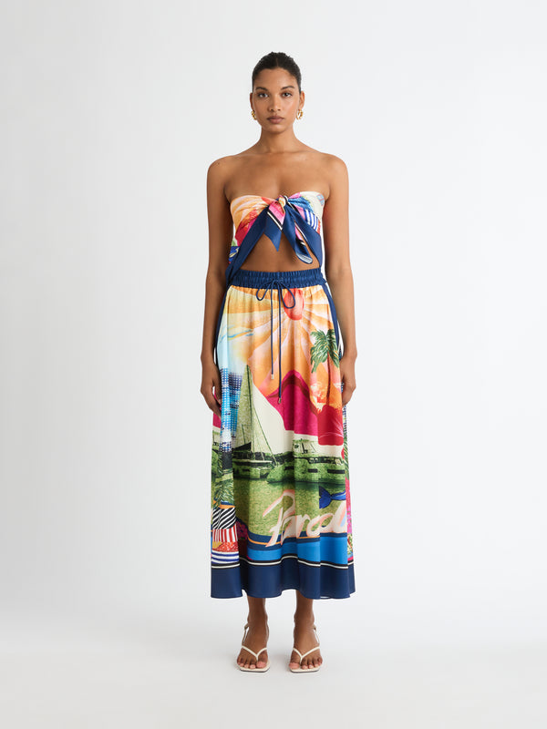 SHEIKE Miami Maxi Skirt Print 1007027 Front Image