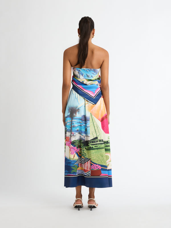 SHEIKE Miami Maxi Skirt Print 1007027 Back Image