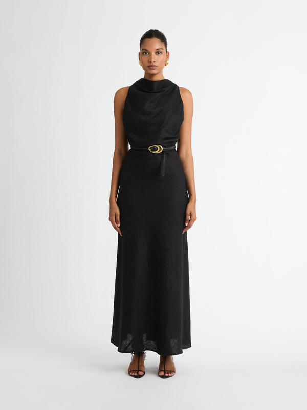 SHEIKE Seesee Maxi Dress Black 1007046 Front Image Styled