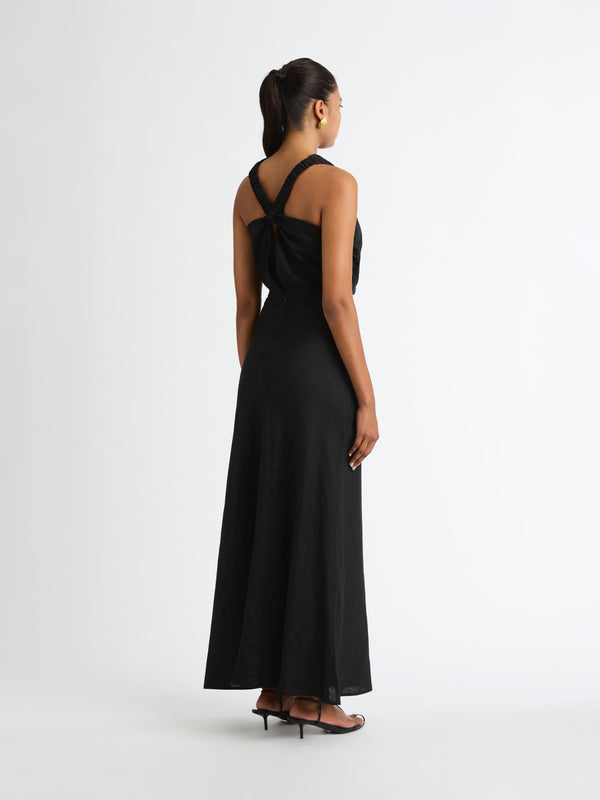 SHEIKE Seesee Maxi Dress Black 1007046 Back Image